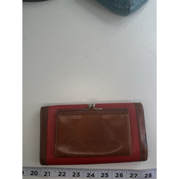 Dooney & Bourke Red and Brown Wallet - Picture 3 of 7